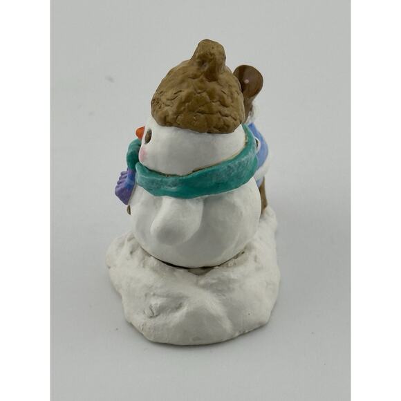 Wee Forest Folk "Snow Buddies" Blue Snow Suit M-188 AP 1992 Retired - Picture 5 of 9